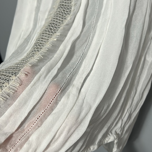 Iro Ease Long-Sleeve Sheer French Lace Blouse size 38- M - US 6 - Picture 12 of 14